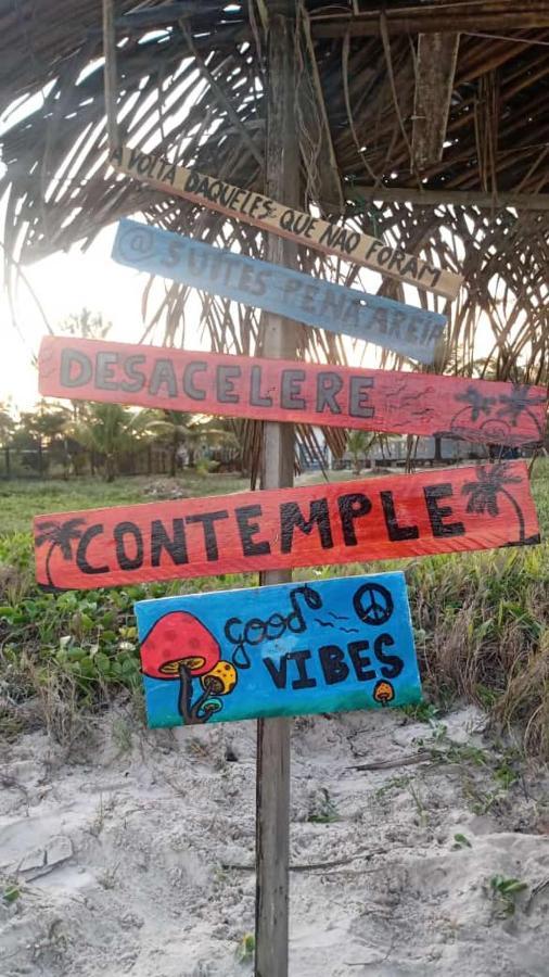 Chales Suites Pe Na Areia Guaibim Kültér fotó